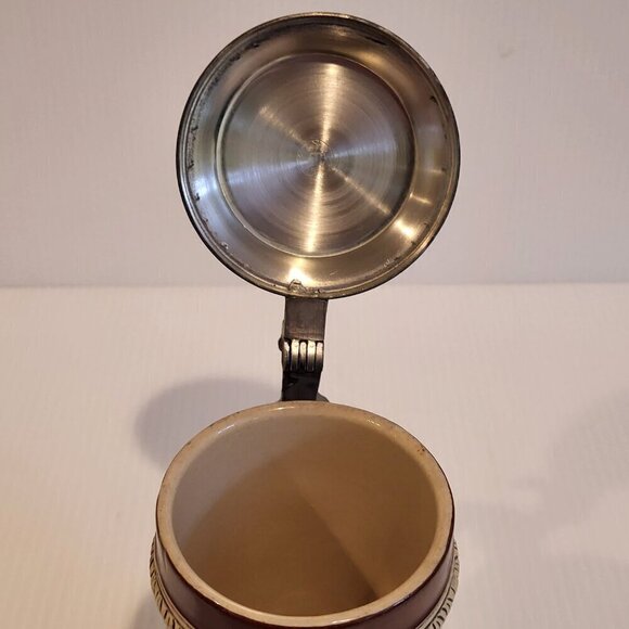 Vintage W Germany Original Gerzit Gerz Pub Scene Cherubs Beer Stein Half Liter - Picture 7 of 12